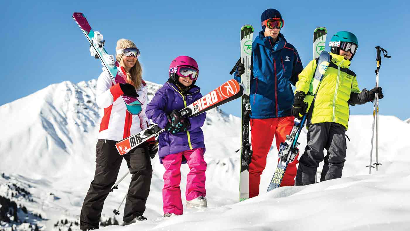 Wear snow clothing